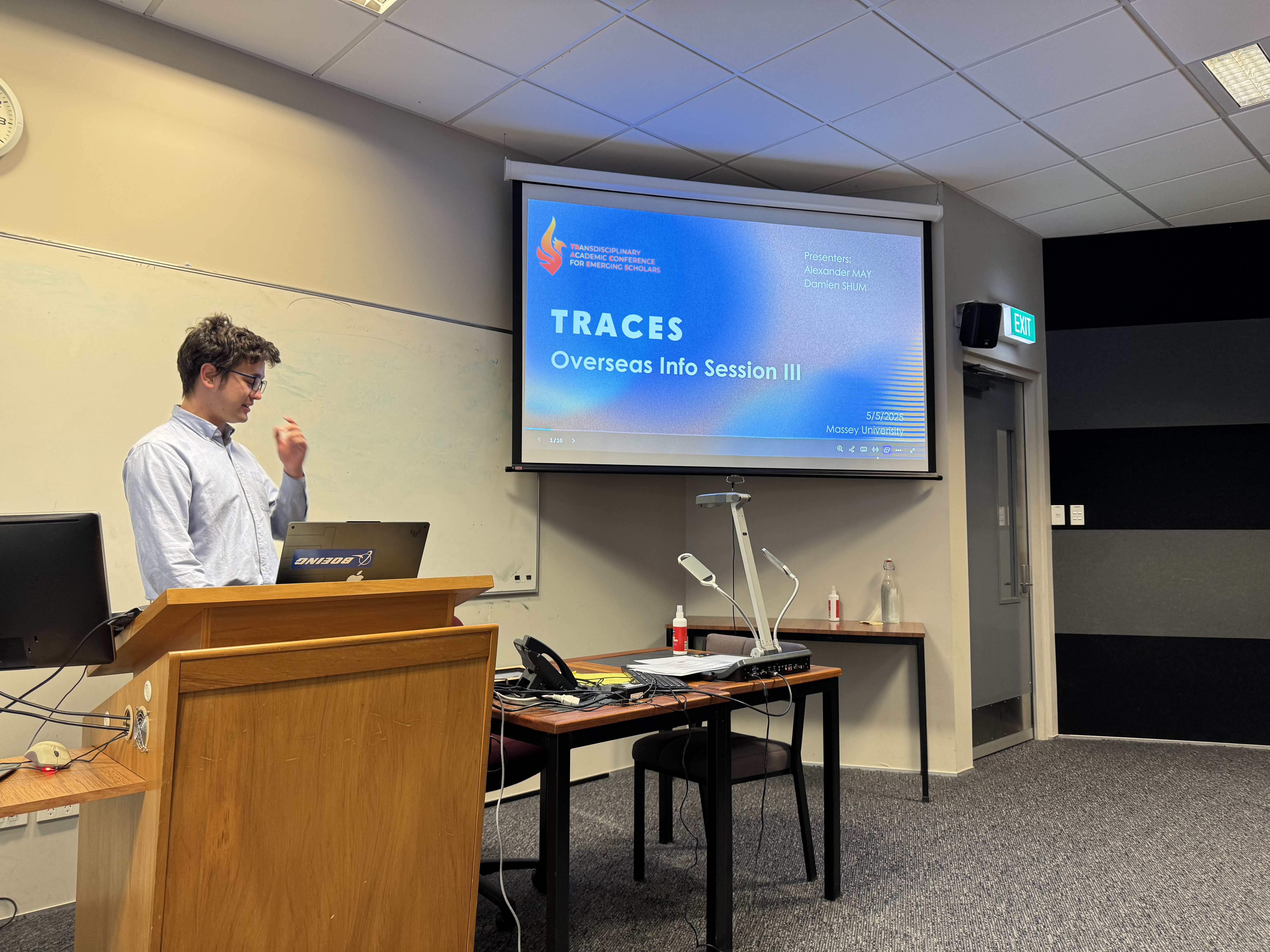 Presenting at the TRACES conference